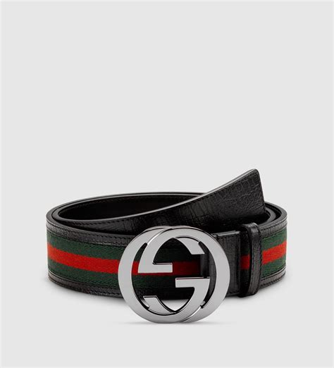 webbing belt gucci|web belt with g buckle.